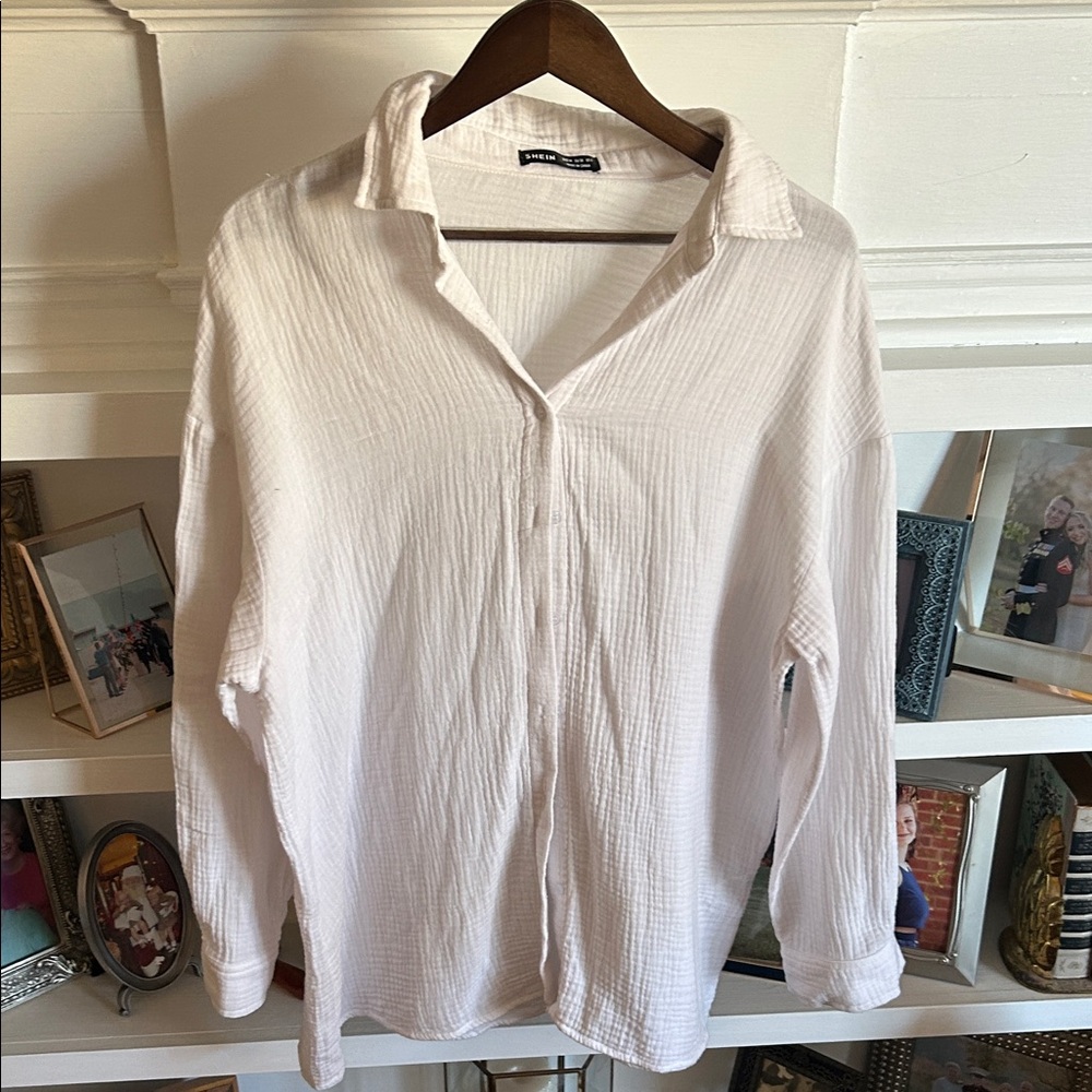 White Button-Up Shirt